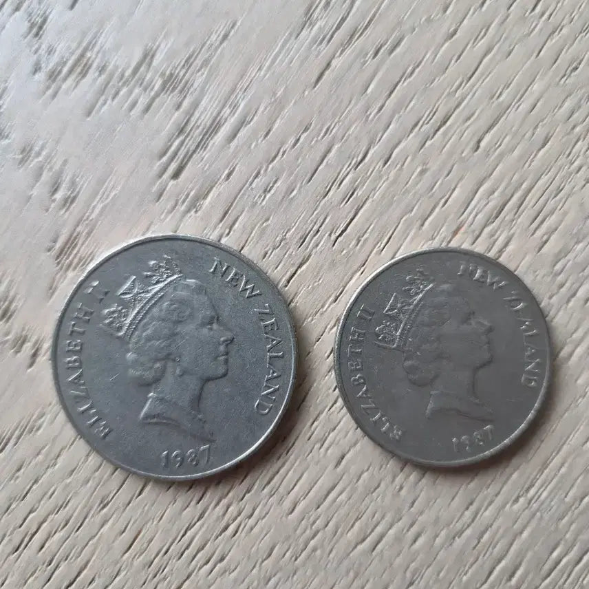 [BUNJANG] New Zealand 1987 Queen Elizabeth II Coin / 뉴질랜드 1987년 엘리자베스 여왕 동전