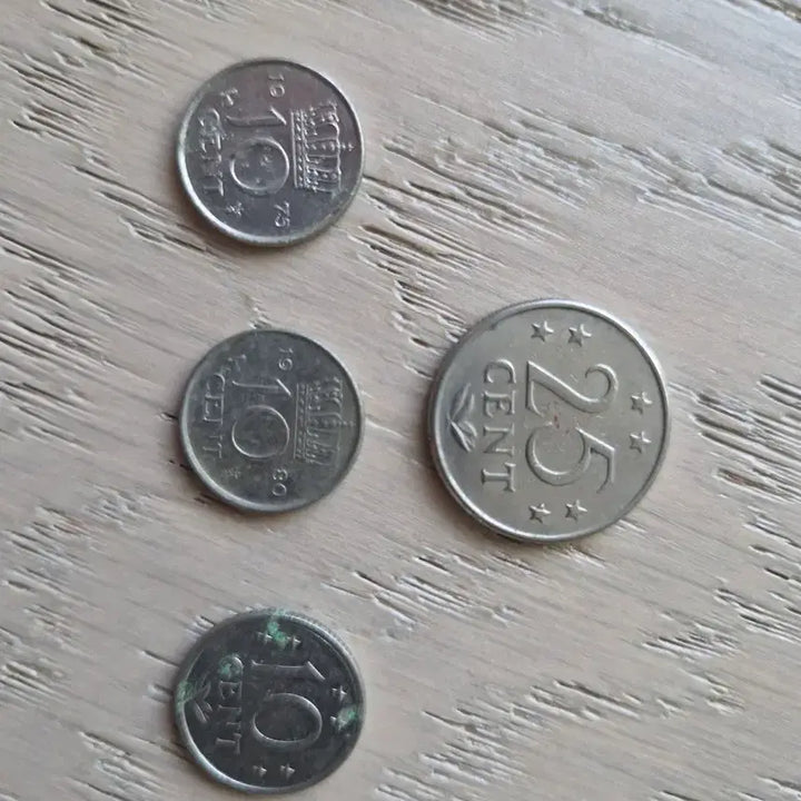 [BUNJANG] Netherlands Antilles 4 Coins Collection / 네덜란드령 안틸레스 동전 4개