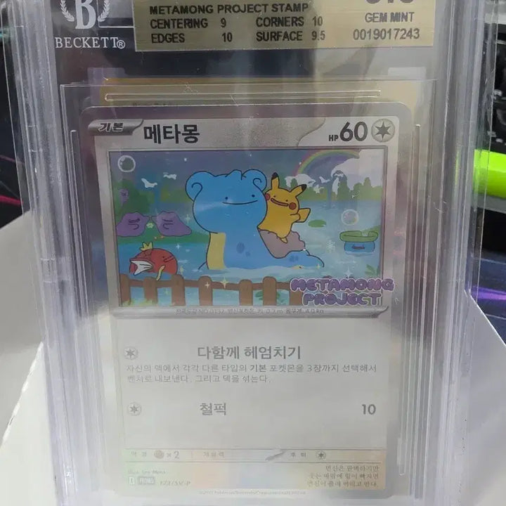 [BUNJANG] Pokemon Card Ditto BGS 9.5 &amp; Marie&