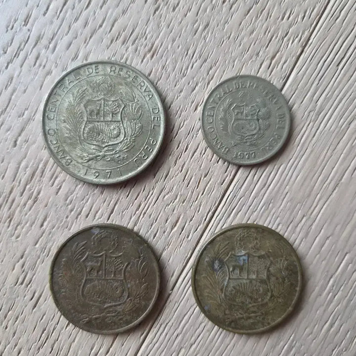 [BUNJANG] Peru 10 Soles, 5 Soles, 50 Soles Coins (1979, 1980) / 페루 10 솔레 / 5 솔레 / 50 솔레 2개 (1979, 1