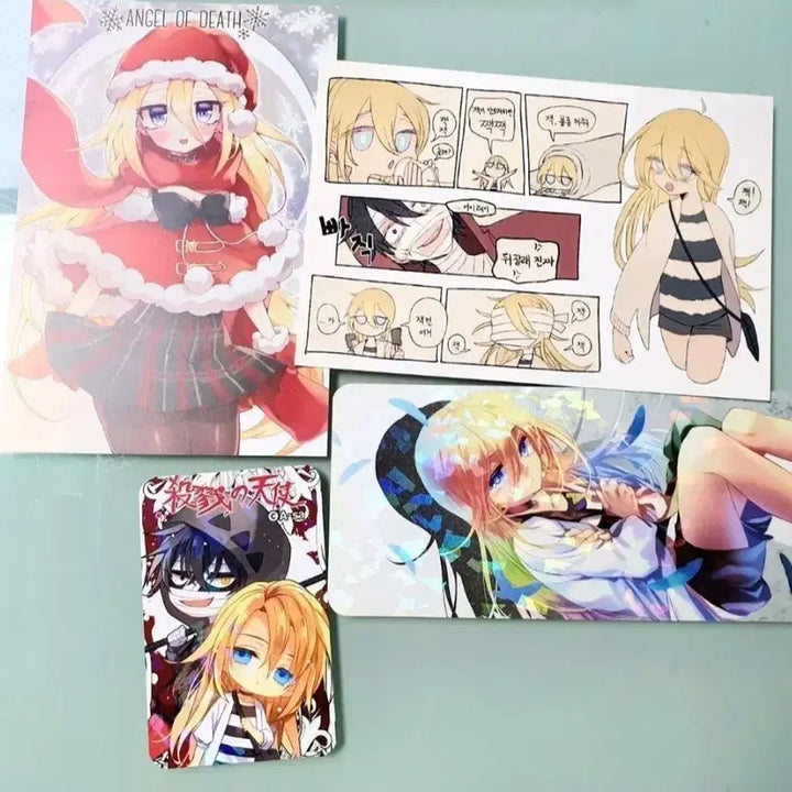 [BUNJANG] Angels of Death Card Set Postcard Bundle / 살육의천사 카드텍 엽서 일괄