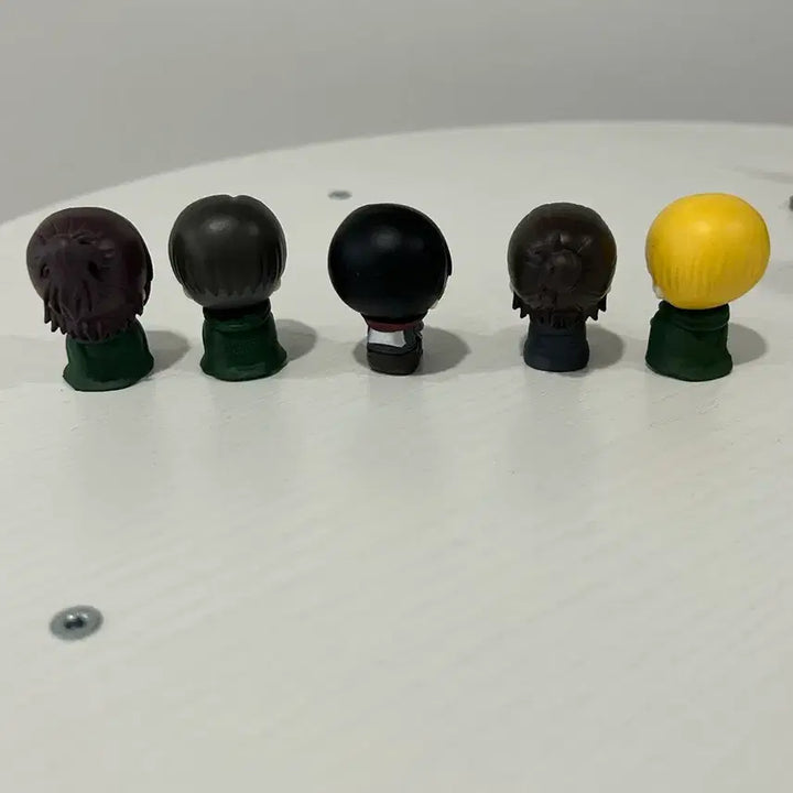[BUNJANG] Attack on Titan Makiboke Mini Figure 5 Types Bundle Set (Levi, Eren, Armin) / 일괄) 진격의 거인 진격거 마치보케 미니 피규어 5종 리바이 에렌