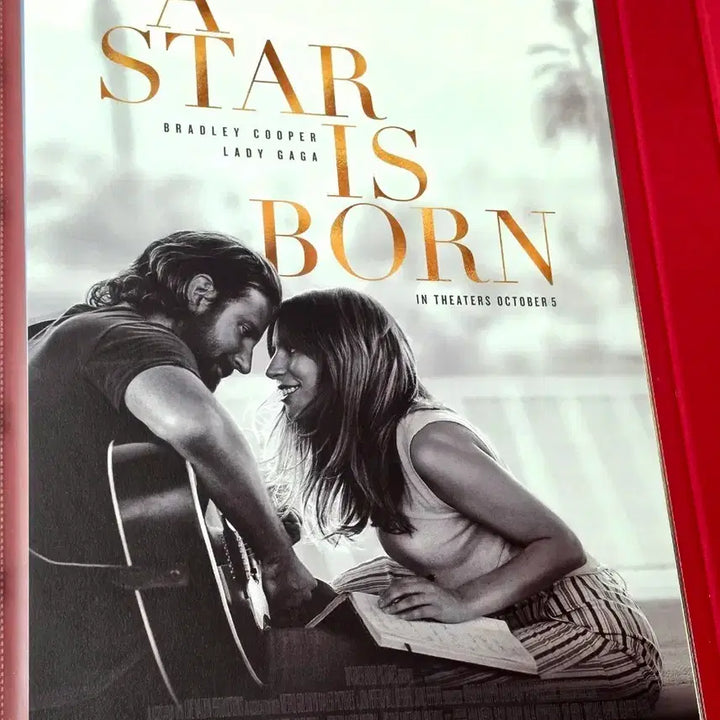 [BUNJANG] A Star Is Born Main Poster (A3) - Lady Gaga &amp; Bradley Cooper / [초희귀한정판]영화 레이디가가 브레들리쿠퍼의 스타 이즈 본 메인 포스터(A3)