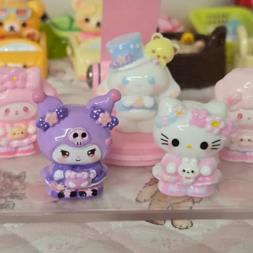 [BUNJANG] Sanrio Characters Figure Set (5 Pieces) / 산리오  피규어 5개 세트