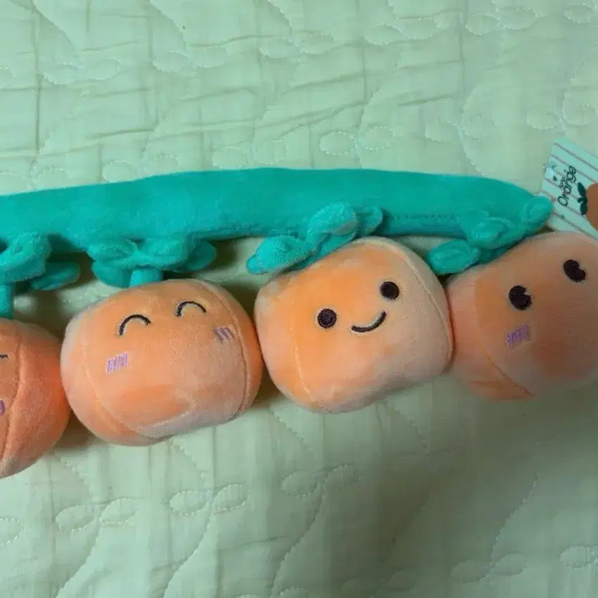 [BUNJANG] Cute Orange Plush Doll / 귀여운 오렌지 주렁주렁 봉제 인형