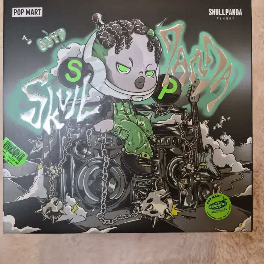 [BUNJANG] Pop Mart Skullpanda OOTD Big Figure Series 2 Green Field / 팝마트 스컬판다 ootd  big피규어 2탄 Green Field 판매!