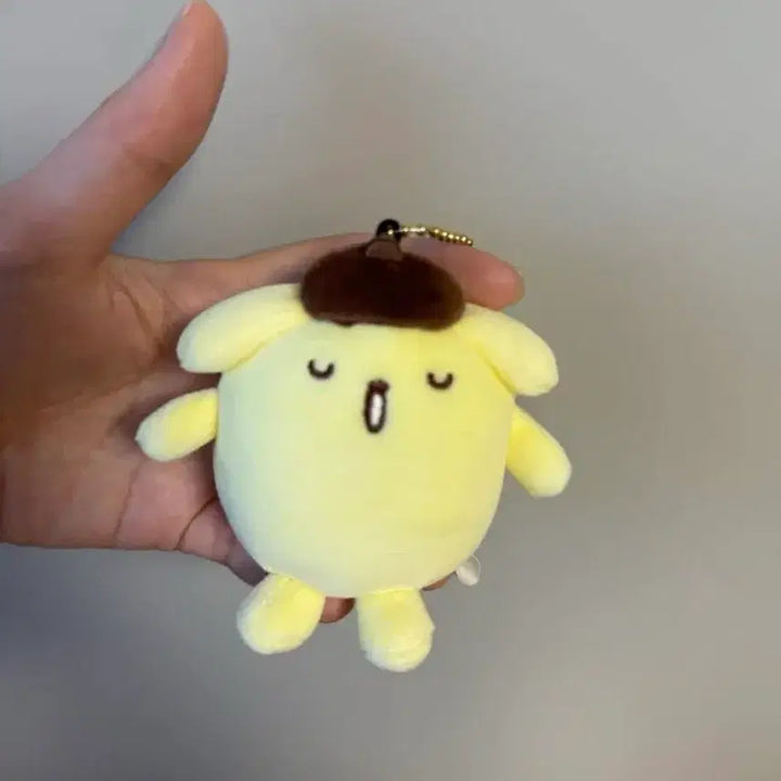 [BUNJANG] Sanrio Pompompurin Random Mu-Nyu Plushie Keychain / 폼폼푸린 랜덤 무뉴구루미 인형 키링