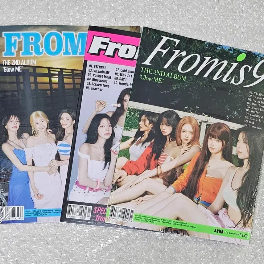 [BUNJANG] fromis_9 2nd Album Glow Me Photobook Version Set (Sealed) / (미개봉 set) 프로미스나인 2집 앨범 Glow Me 포토북버전