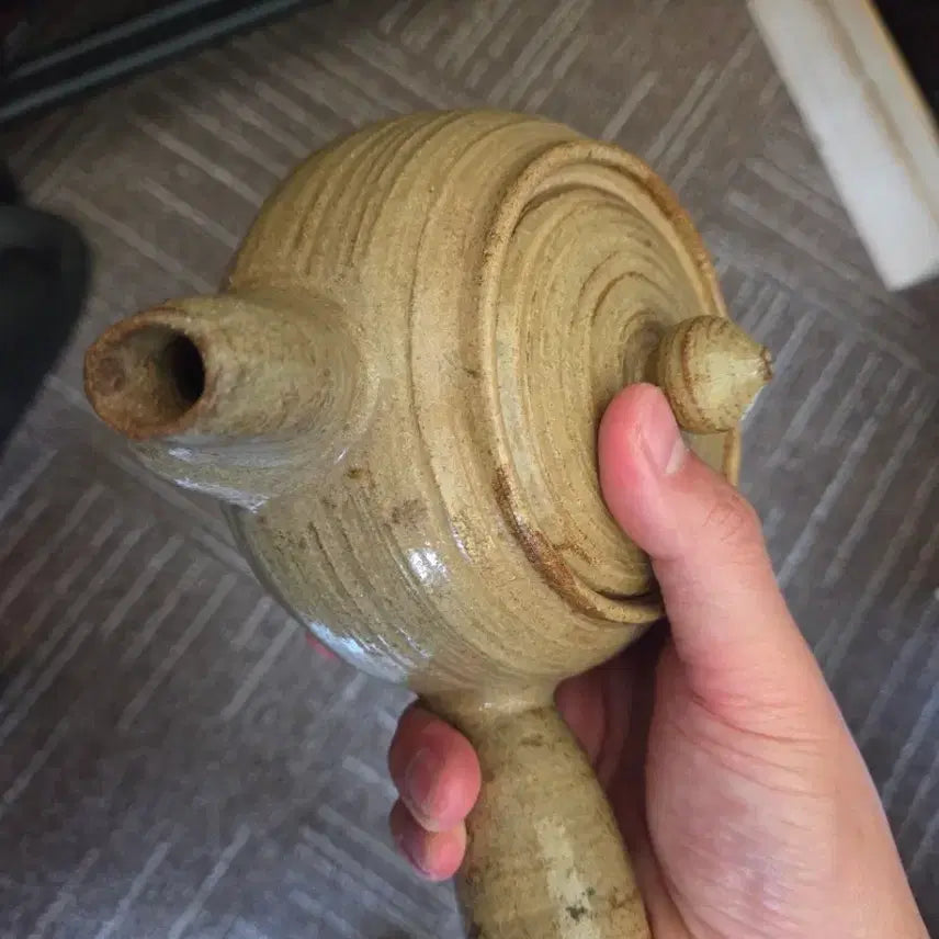 [BUNJANG] Juhul Yo Celadon Teapot 500ml / 주흘요 다관 도자기 500ml 사이즈가 큰편입니다