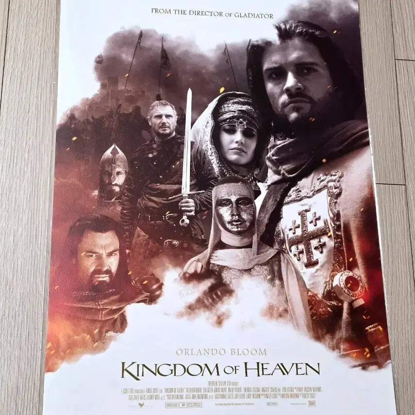 [BUNJANG] Kingdom of Heaven Orlando Bloom Commemorative Poster (A3) / [2020초희귀한정판]영화 킹덤오브헤븐 올랜도블룸 기념 포스터(A3)