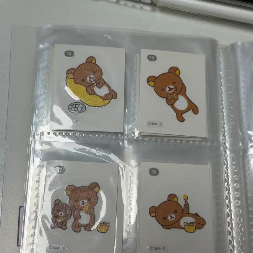 [BUNJANG] Rilakkuma Sticker Set Bundle / 리락쿠마 띠부씰 8장 일괄