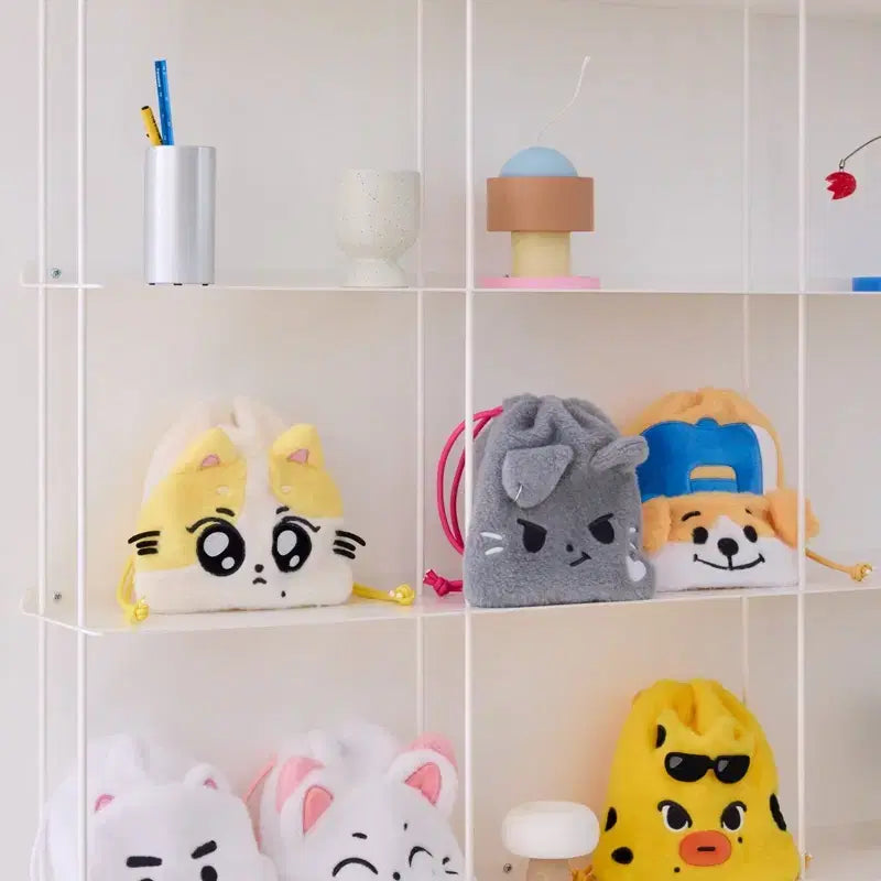 [BUNJANG] ENHYPEN Sunwoo KISSHU Doll Pouch Bundle Set / 엔하이픈 엔친 선우 키슈 인형, 파우치 일괄