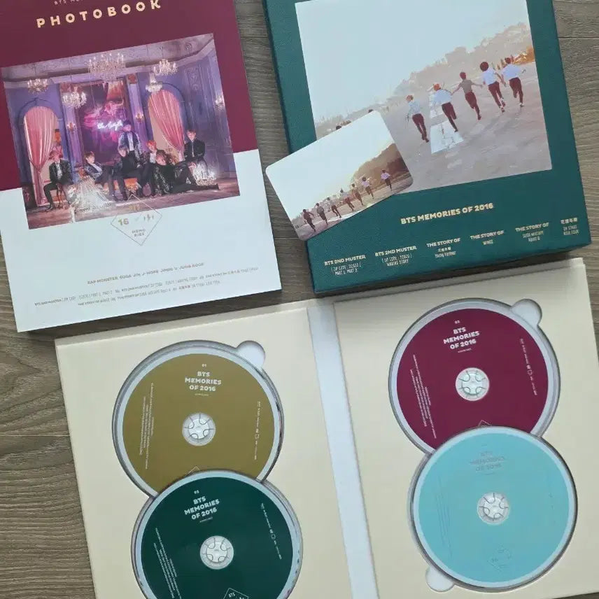 [BUNJANG] BTS Memories 2016 Photobook &amp; DVD Bundle Set with Photocard / BTS 방탄소년단 메모리즈 2016 포카포함