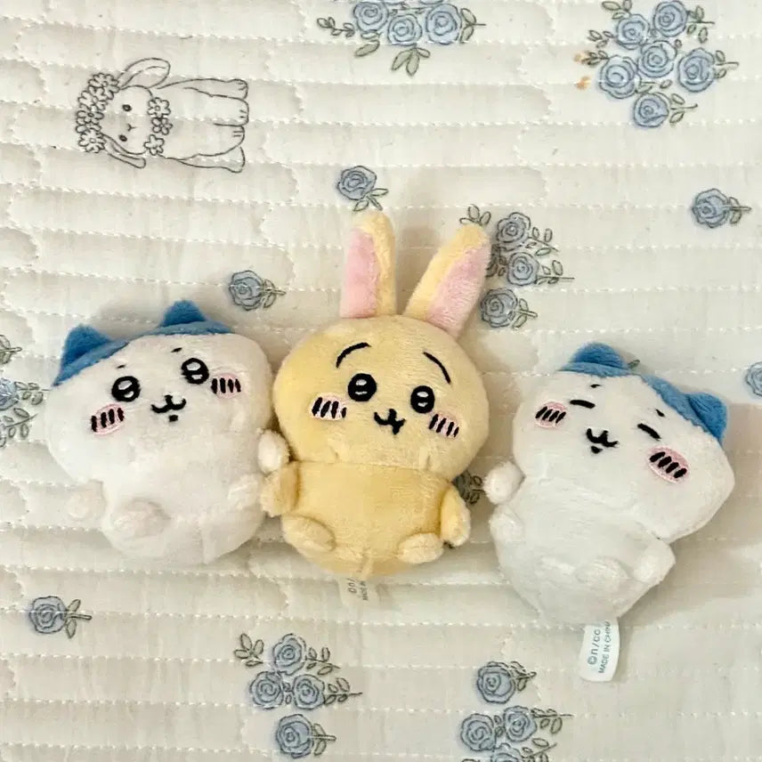 [BUNJANG] Chiikawa Sitting Plush Set Vol. 1 &amp; 2 (Hachiwari &amp; Usagi) / 먼작귀 치이카와 앉은 누이 가챠 1탄 2탄 하치와레 우사기