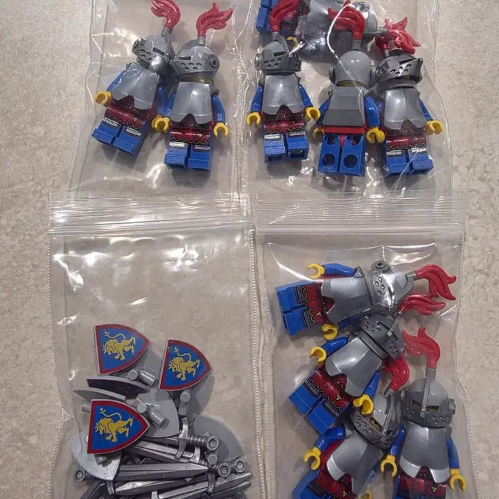 [BUNJANG] LEGO Castle Minifigure 10-Piece Bundle Set / 레고 캐슬 완무 기사 10기 일괄 판매