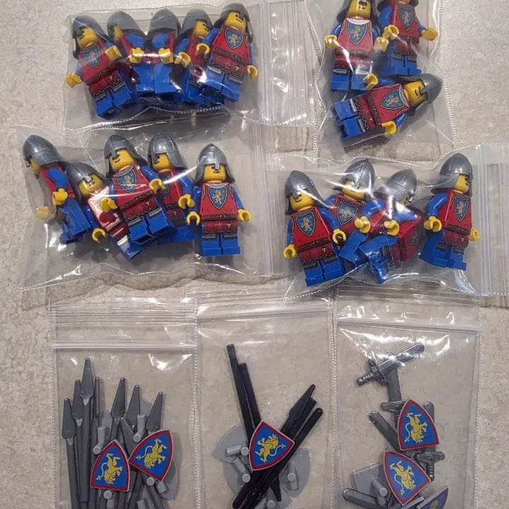 [BUNJANG] LEGO Castle Archers/Spearmen Bundle Set (18 Figures) / 레고 캐슬 창병/단검병 일괄 18기 판매