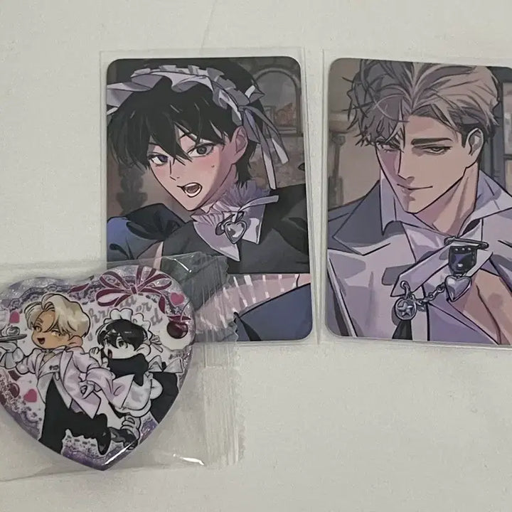 [BUNJANG] Le Vrai Salon De Bon Shin Gyeol Collection Photocard Heart Can Badge / 레봄 살롱드르봉 신결 컬렉션포카 하트캔뱃지