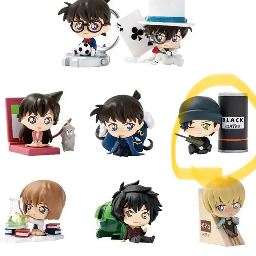 [BUNJANG] Detective Conan Shuichi Akai/Ryoichi Morofushi Mini Figure / 미니명탐정 아카이 슈이치/이상윤 피규어