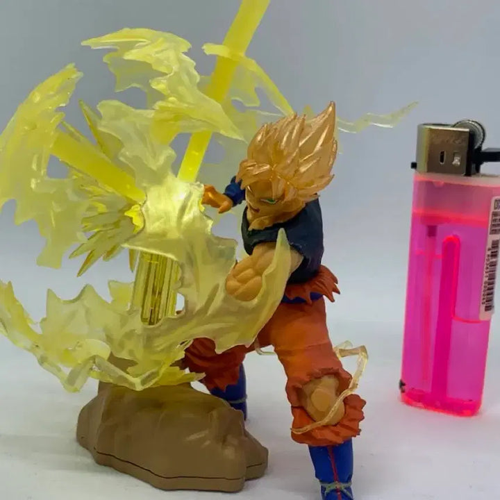 [BUNJANG] Dragon Ball Son Goku Super Saiyan Illumination Gacha Figure / 드래곤볼 손오공 피규어 일루미네이션 가챠 피규어 초사이언 라이트