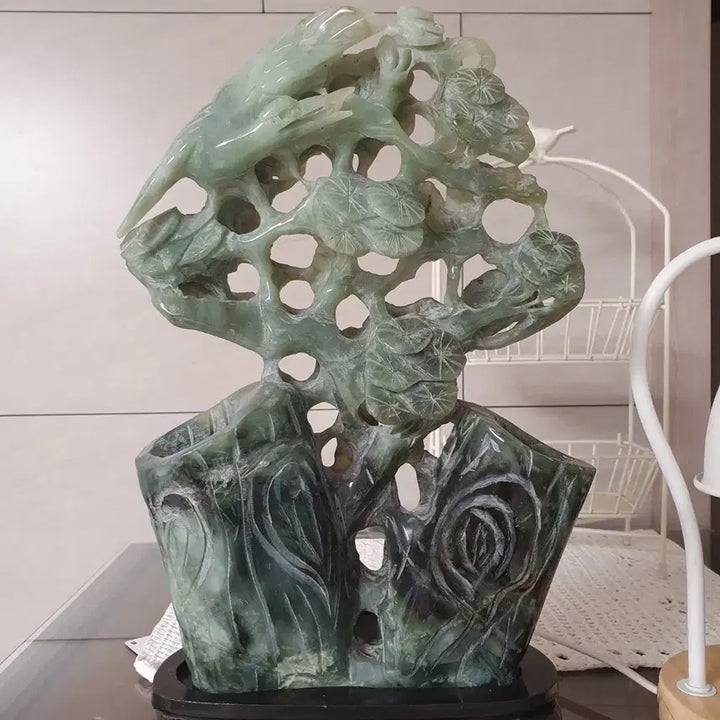 [BUNJANG] Exquisite Jade Carving Ornament / 고급 옥조각 장식품