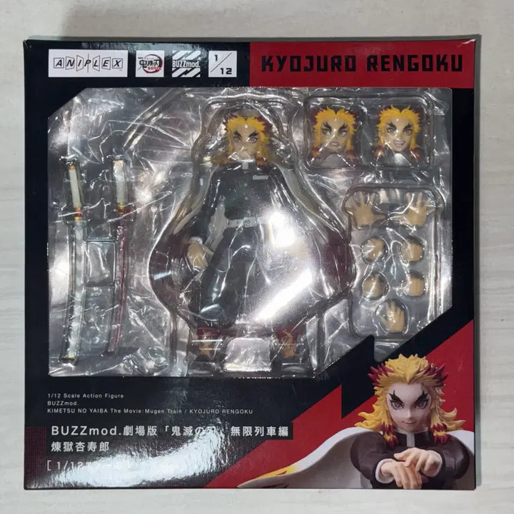 [BUNJANG] Buzzmod Demon Slayer Rengoku Kyojuro Figure / 귀멸의칼날 버즈모드 렌고쿠 피규어 판매 buzzmod 1.0버전