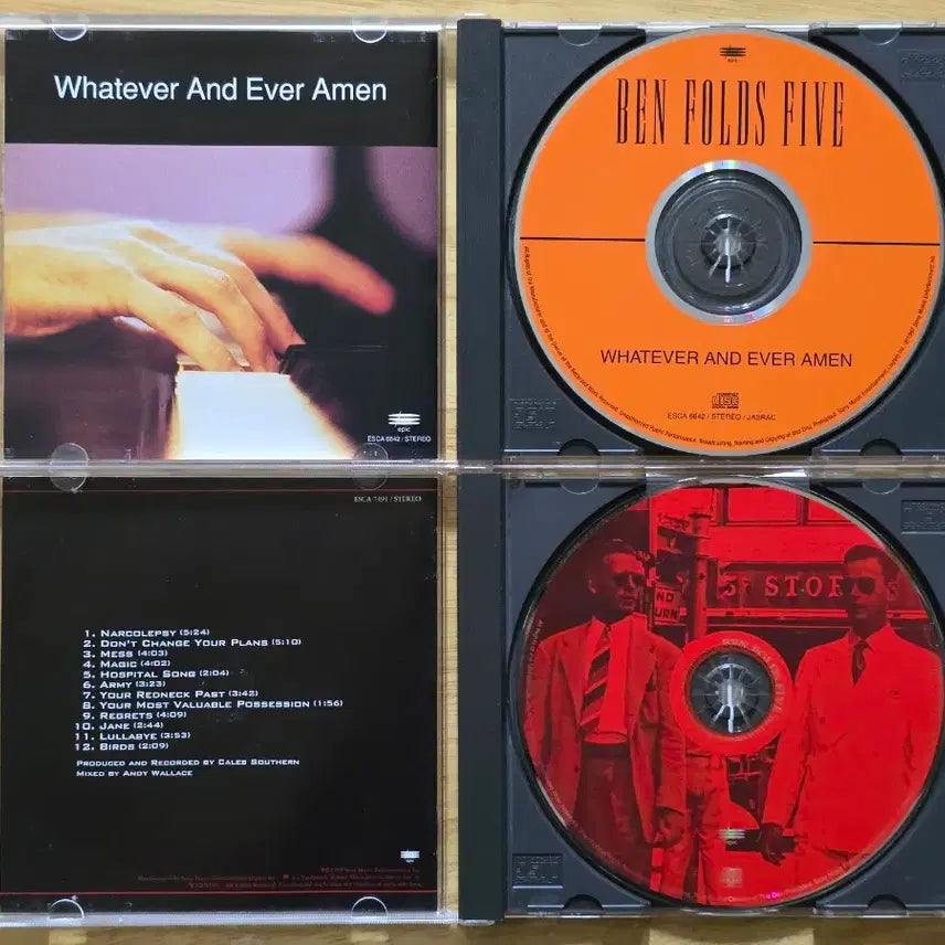 [BUNJANG] Ben Folds Five CD Album Bundle (2 albums) / CD 음반 Ben Folds Five 벤 폴즈 파이브 앨범 2장
