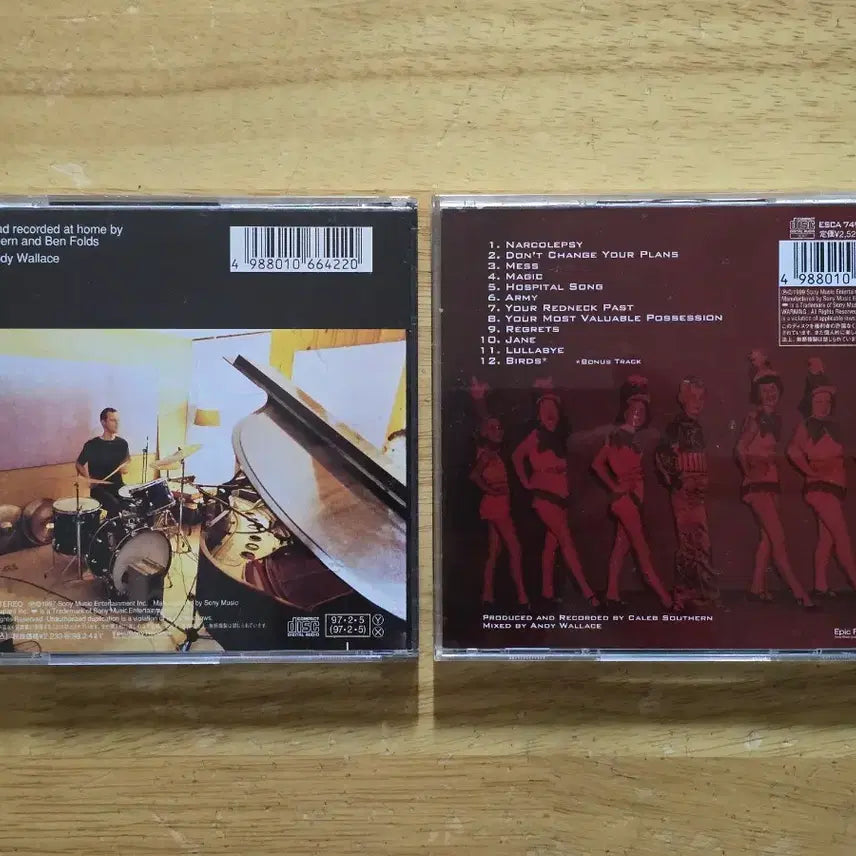 [BUNJANG] Ben Folds Five CD Album Bundle (2 albums) / CD 음반 Ben Folds Five 벤 폴즈 파이브 앨범 2장