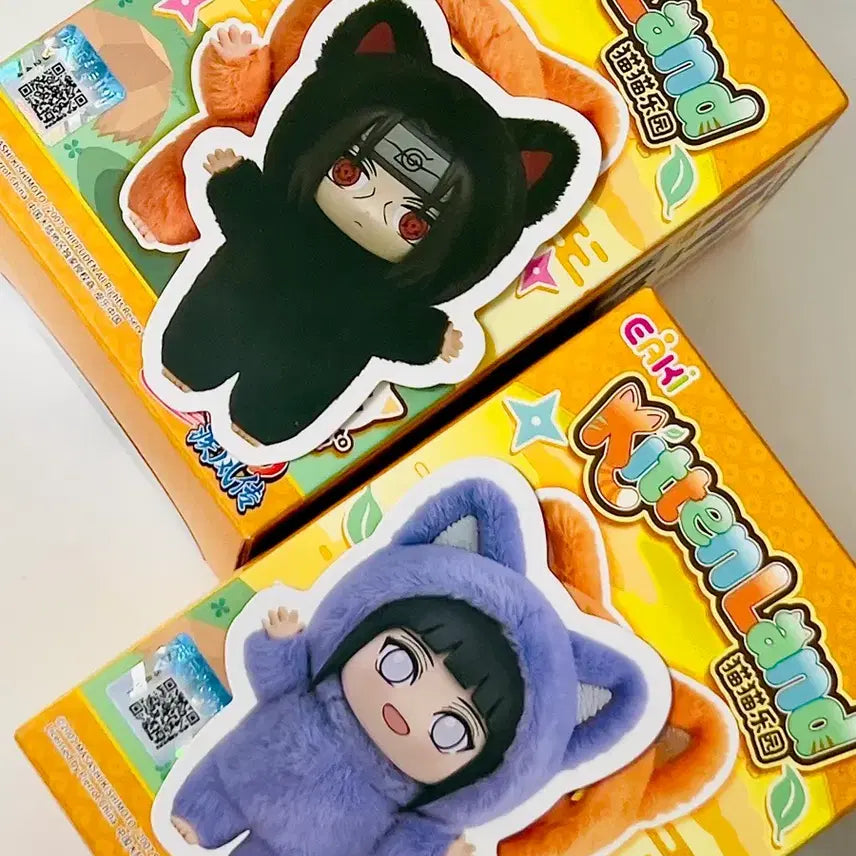 [BUNJANG] Naruto Nabubu Eaki Kitten Land Itachi &amp; Hinata Set / 이타치 히나타 세트) 나루토 나부부 eaki 키튼 랜드 양도 판매