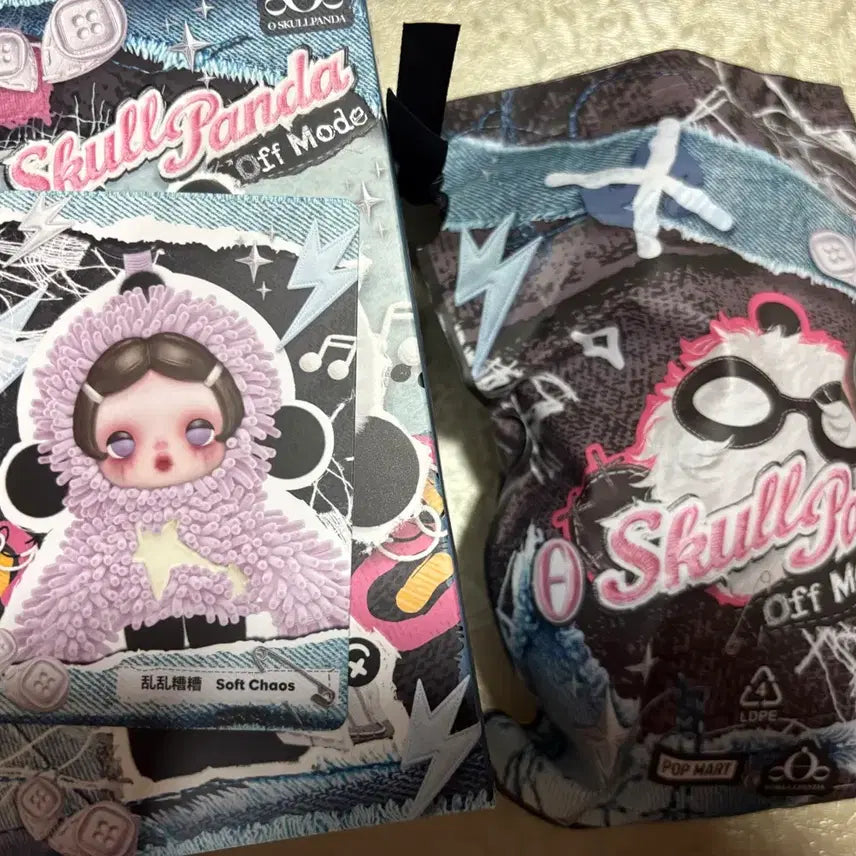 [BUNJANG] Pop Mart Skullpanda OFF SOFT CHAOS Plush / 팝마트 스컬판다 off soft chaos
