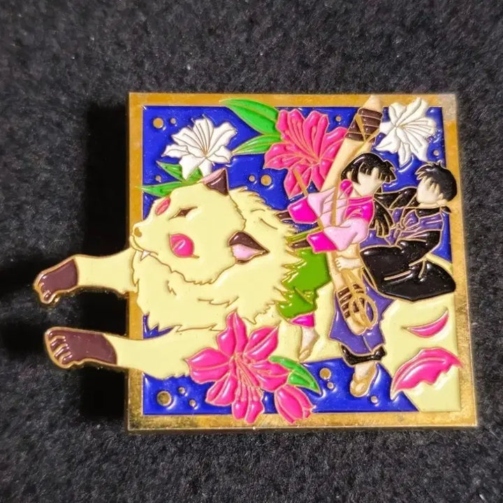 [BUNJANG] Inuyasha Sango, Miroku, &amp; Kirara Enamel Pin Badge (Limited Edition) / 한정수량/소장용] 이누야샤 산고 &amp; 미로쿠 &amp; 키라라 에나멜 핀 뱃지