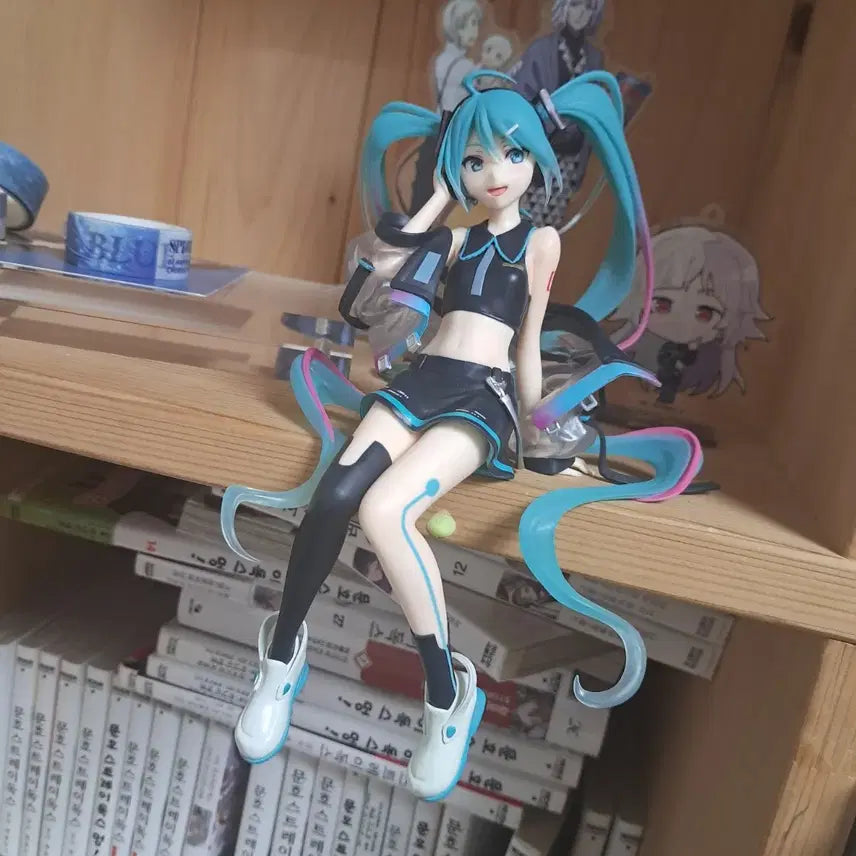 [BUNJANG] Hatsune Miku Cyber Neon Noodle Stopper Figure / 급전) 하츠네미쿠 사이버 네온 누들스토퍼 미쿠 누들스토퍼