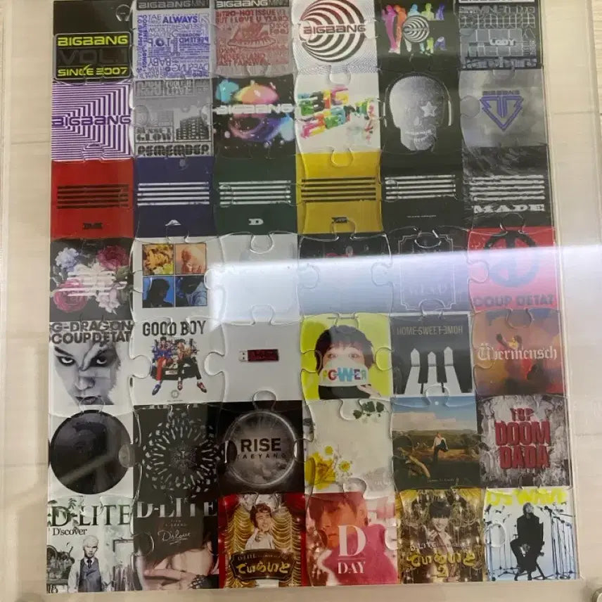 [BUNJANG] BIGBANG G-Dragon Album Acrylic Puzzle / 빅뱅 지드래곤 앨범 아크릴퍼즐