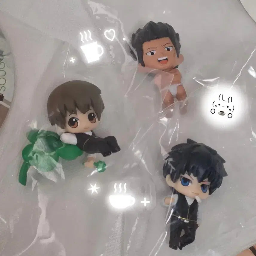 [BUNJANG] Gintama Shinsengumi Set (Okita Sougo, Hijikata Toushirou, Kondo Isao) / (급전)은혼 오챠토모 진선조 세트 (오키타 소고 히지카타 토시로 콘도 이사오)