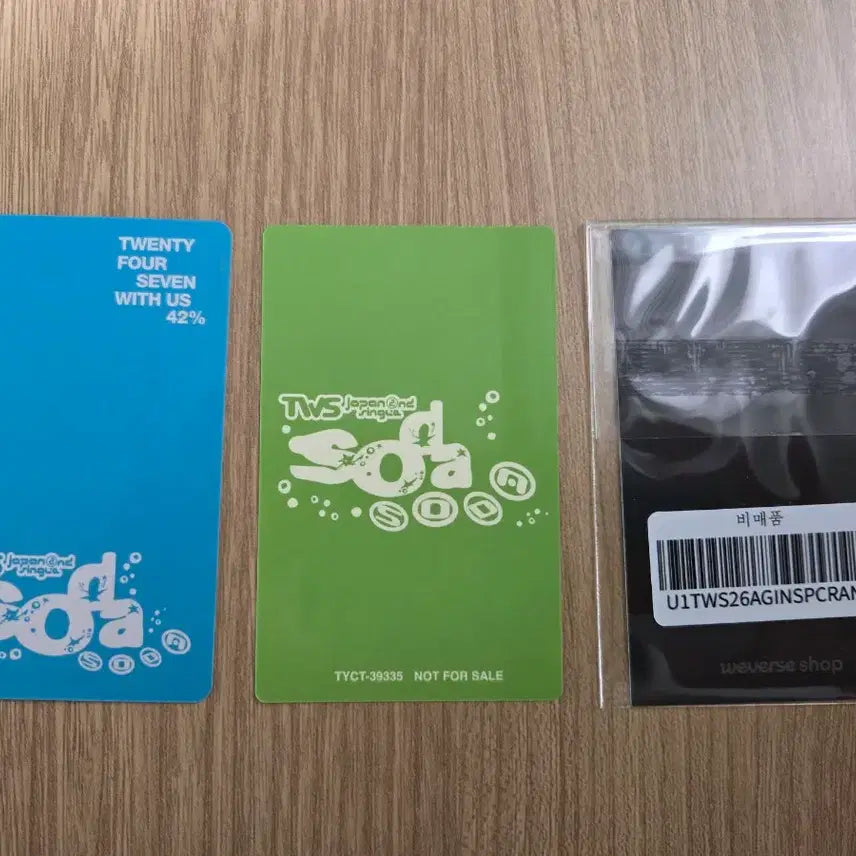 [BUNJANG] TWS Shinyu Soda Soda Photocard Bundle Set / 투어스 신유 소다소다