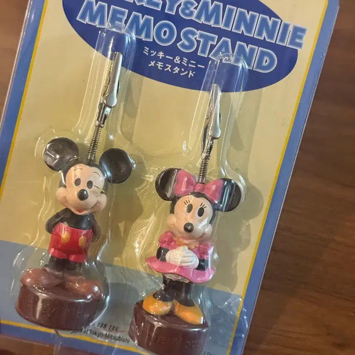[BUNJANG] Mickey &amp; Minnie Mouse Memo Holder / 미키미니 메모꽂이
