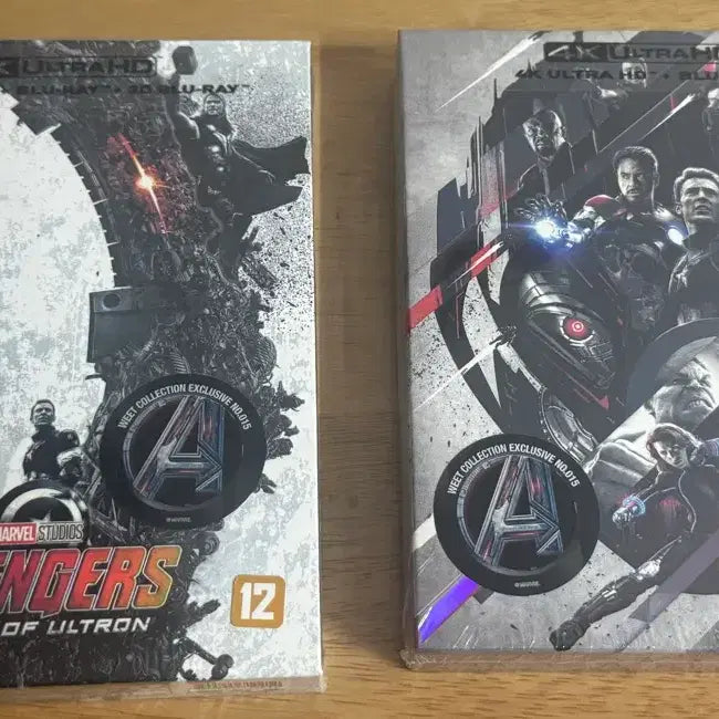 [BUNJANG] Avengers: Age of Ultron Full Slip Steelbook Set / 어벤져스 에이지 오브 울트론 풀슬립 스틸북 2종