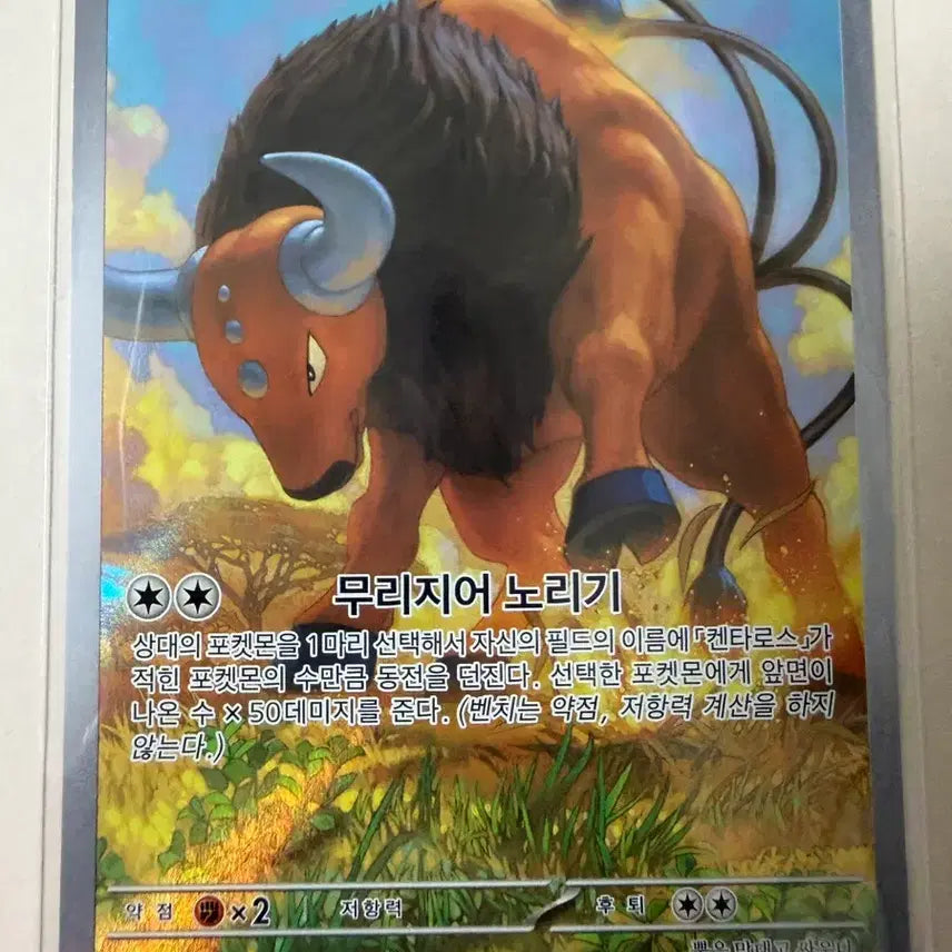 [BUNJANG] Pokemon Card Kentauros / 포켓몬카드 켄타로스