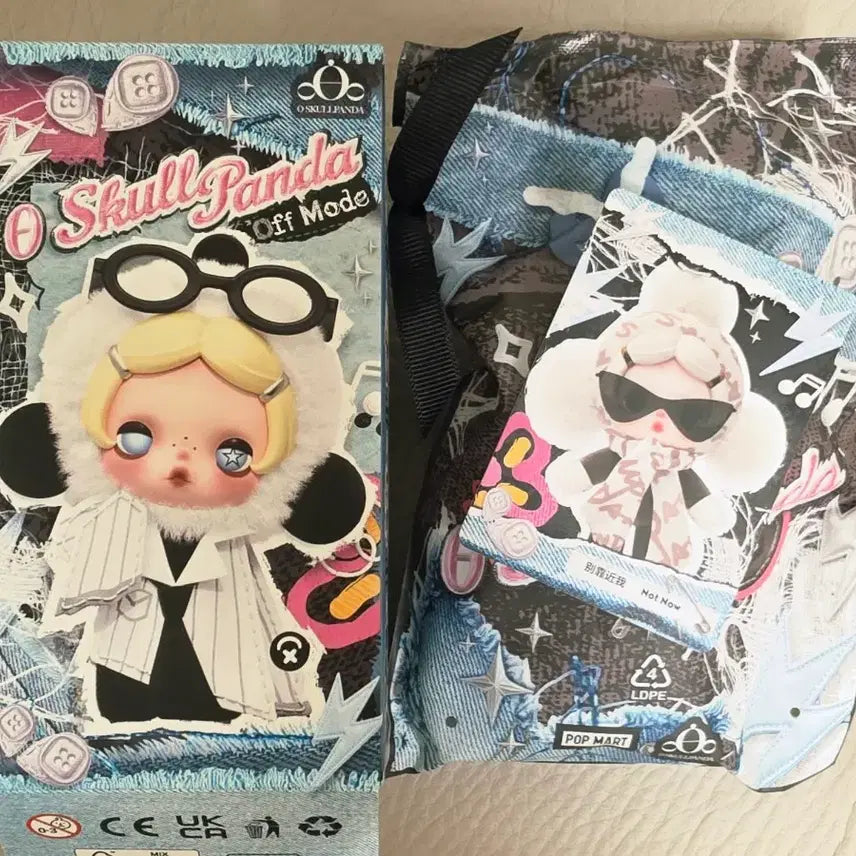 [BUNJANG] Pop Mart Skullpanda Off Mode - Not Now Pouch Sealed / [ 팝마트 정품/파우치미개봉 ] 스컬판다 Off 모드 - Not Now