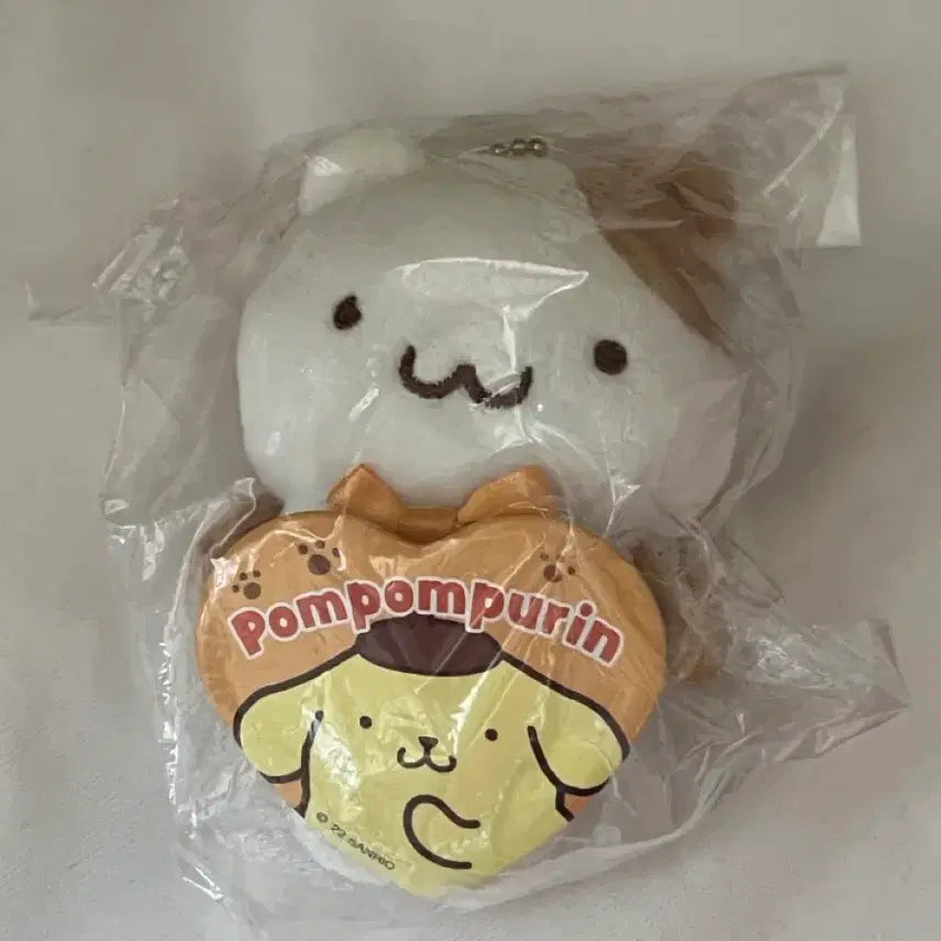 [BUNJANG] Sanrio Muffin Mascot Holder Plush - Pompompurin / 미개봉) 산리오 머핀 마스코트 홀더 인형 최애 폼폼푸린 대상