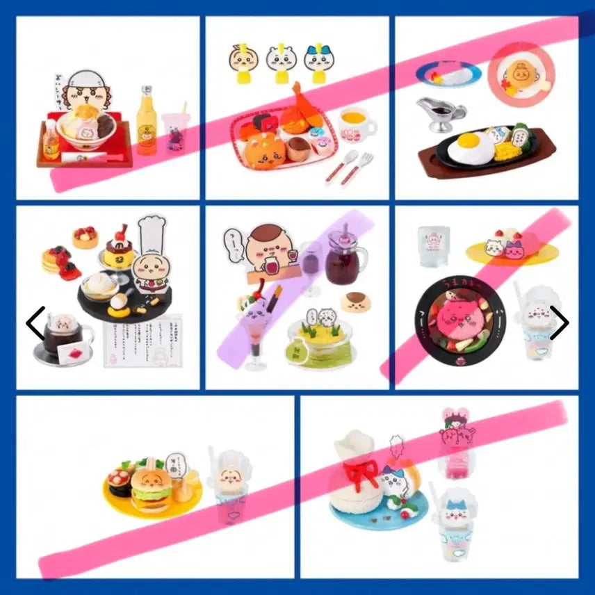 [BUNJANG] Chiikawa Restaurant Mini Figure Collection / 치이카와 레스토랑 미니 피규어 컬렉션