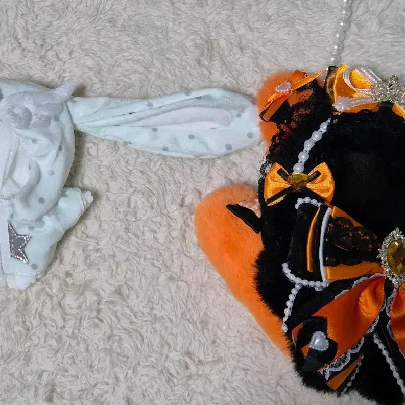 [BUNJANG] 10cm Doll Clothes Bundle Set / 10cm 인형옷 우주복 토끼후드 일괄