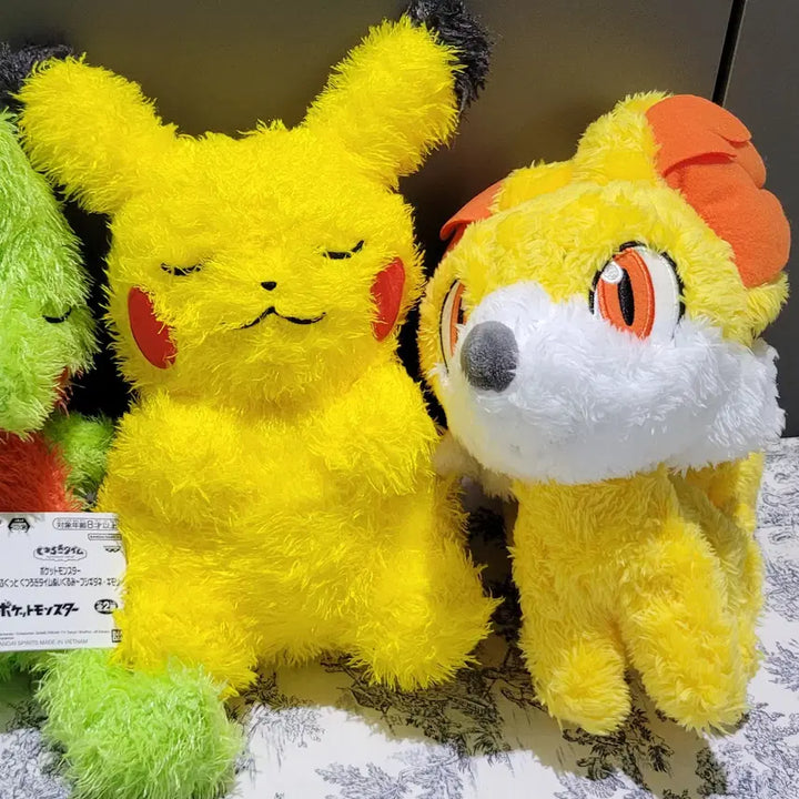 [BUNJANG] Pokemon Pikachu Fuokko Relax Time Plush Doll / 포켓몬 피카츄 푸호꼬 릴렉스타임 인형(택X)