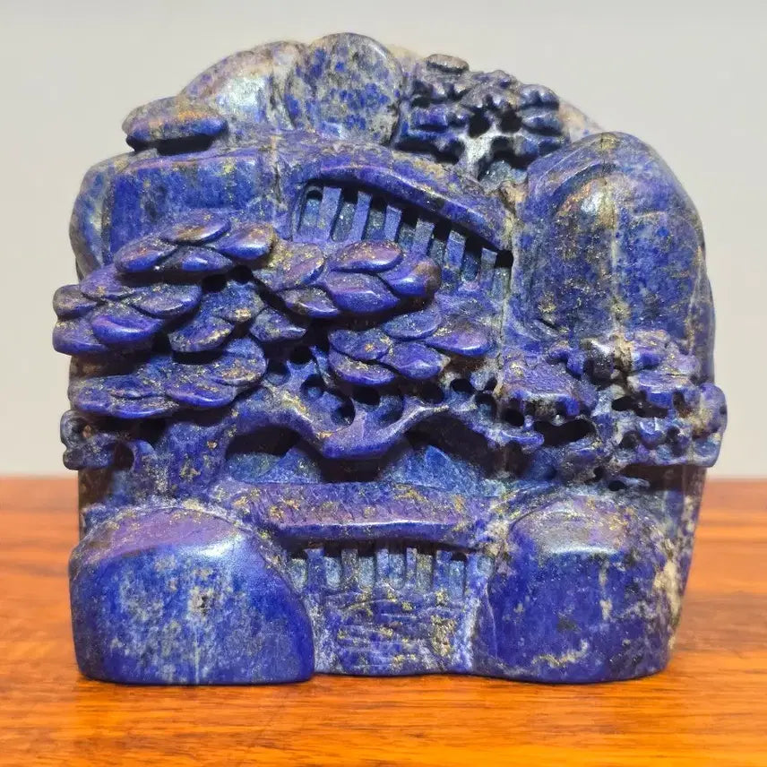 [BUNJANG] Lapis Lazuli Stone Sculpture / 26081307 좋은 기운을 주고 세밀한 조각이 예술인 라피스라줄리 청금석 광물 수석 팝니다
