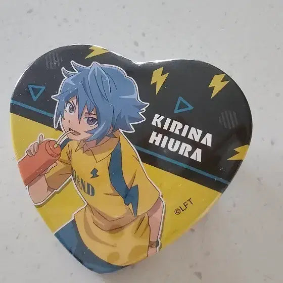 [BUNJANG] Inazuma Eleven Kirina Hiura Can Badge / 이나즈마 일레븐 썬더일레븐 히우라 키리나 캔뱃지