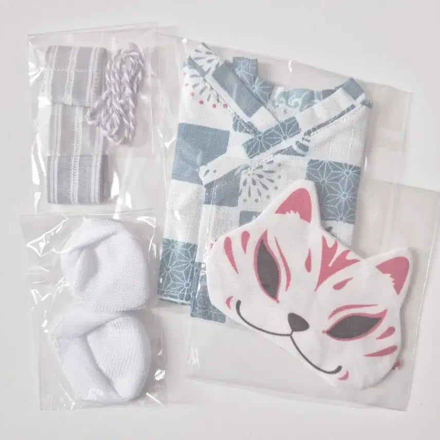 [BUNJANG] 20cm Plush Doll Clothes Matsuri Yukata / 20cm 솜인형 인형옷 마츠리 유카타