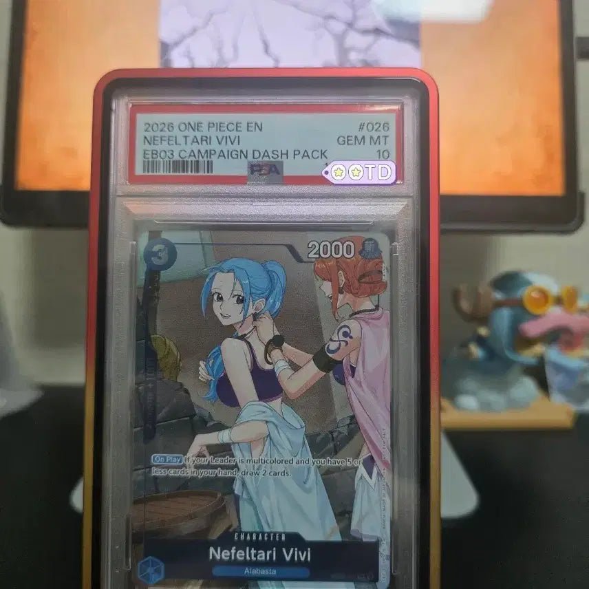 [BUNJANG] One Piece Nefertari Vivi Promo Card PSA 10 / 등급카드 원피스 네펠타리 비비 프로모 영판 PSA10 주말까지만 가격다운