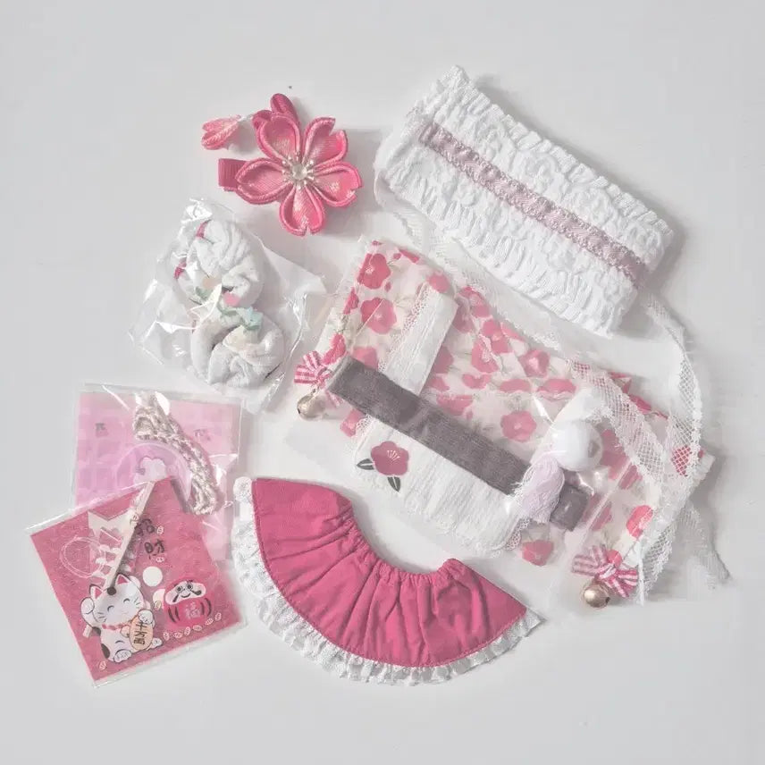 [BUNJANG] 20cm Cotton Doll Matsuri Yukata Set / 20cm 솜인형 마츠리 유카타