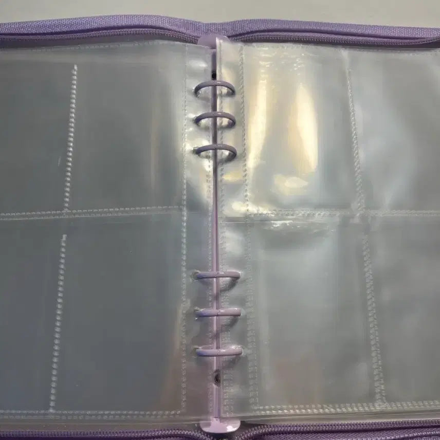 [BUNJANG] Purple Zipper Binder / 바인더