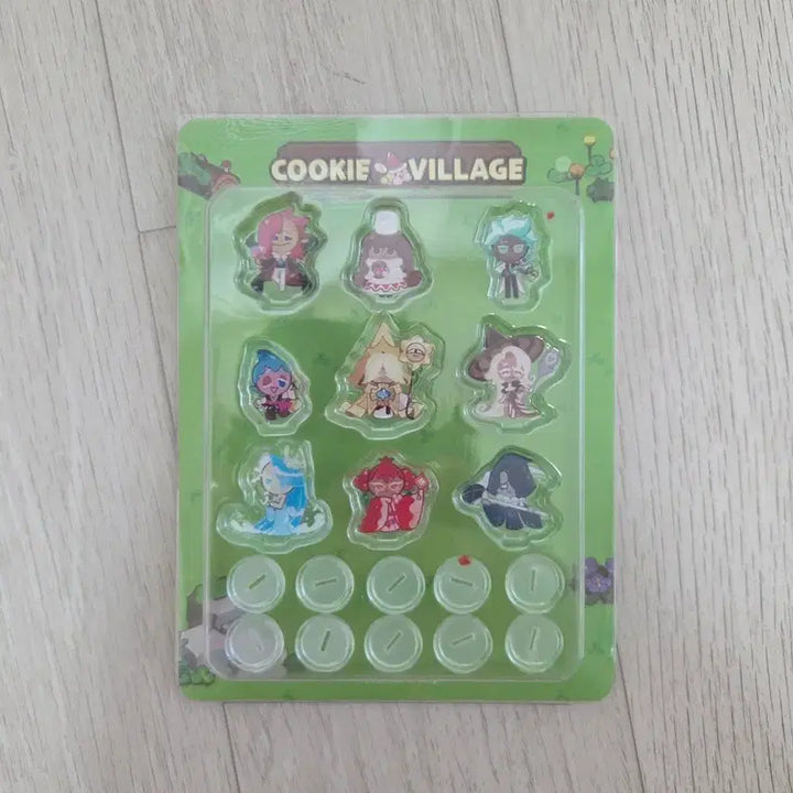 [BUNJANG] Cookie Village Acrylic Figure 9-Piece Set / 쿠키마을 아크릴 피규어 9종 세트