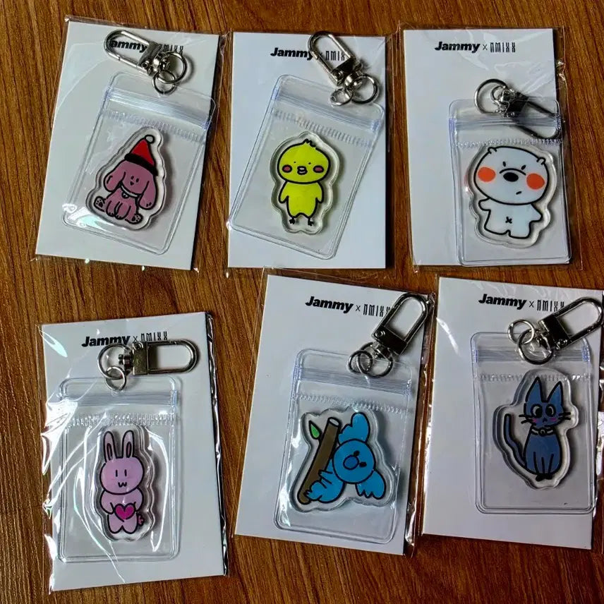 [BUNJANG] NMIXX JAMMY Keyring Bundle Set / 엔믹스 JAMMY 키링 일괄
